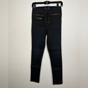 Veronica Beard Lita Moto Skinny, 26